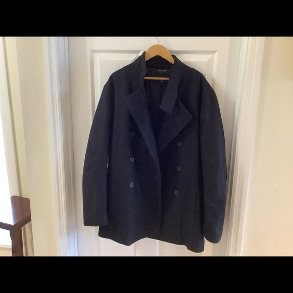 MEN TOMMY HILFIGER NAVY WOOL JACKET - Picture 7 of 11